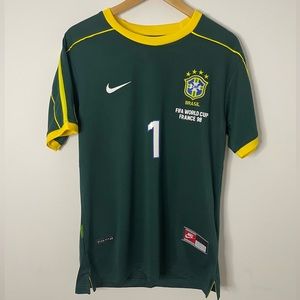 RETRO Brazil 1998 Goalkeeper Jersey 1998